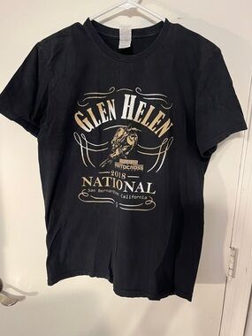 Glenn Helen graphic tee “motocross national 2018” medium